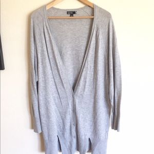 Long Light Grey Cardign