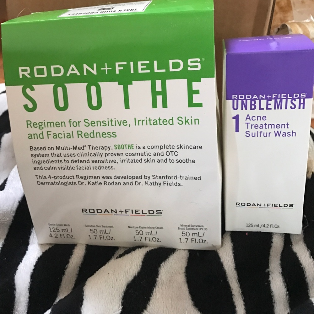 Roden & Fields Soothe set w/unblemish