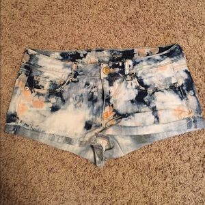 AE Floral Tie-dyed Shorties