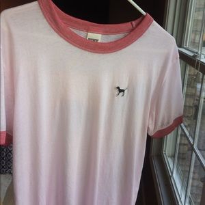 Pink crew worn once
