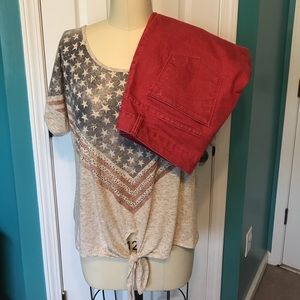 🇺🇸 Daytrip America dolman tee