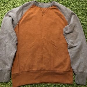2 toned pullover sweatshirt