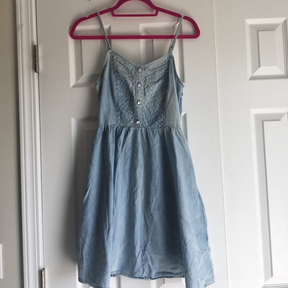 Lauren Conrad light denim dress