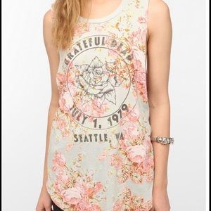 Grateful Dead Floral Tank