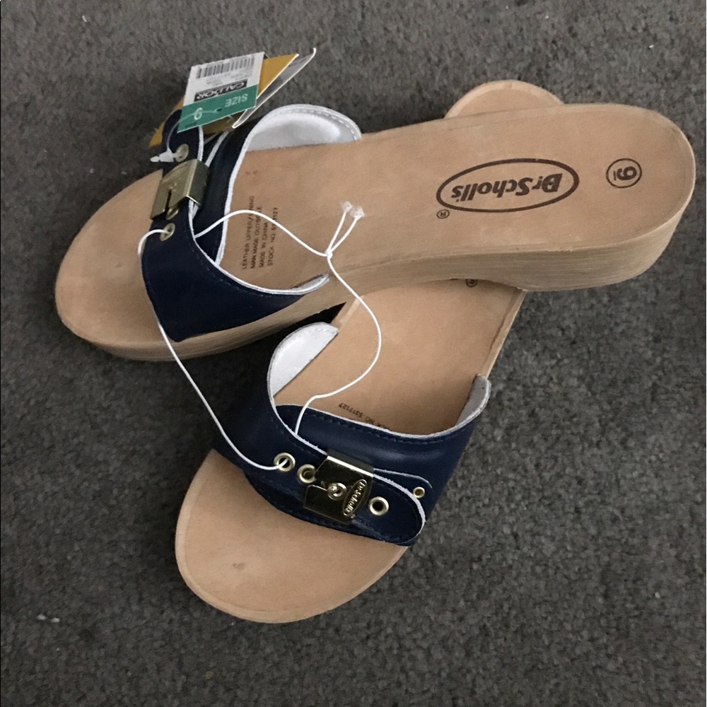 DrScholl's exercise sandals Navy Blue 9m