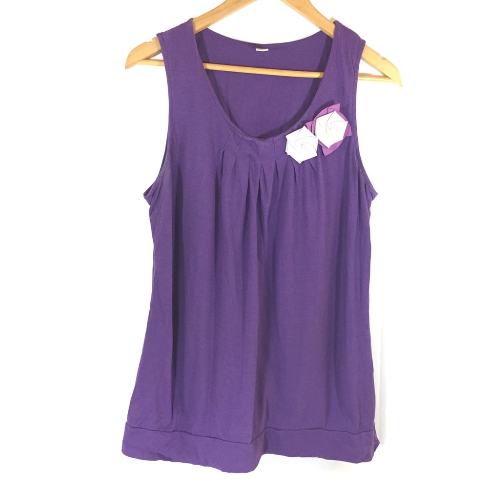Merona Origami Flowers Tank Top