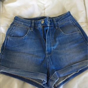 Kendall and Kylie high waisted shorts