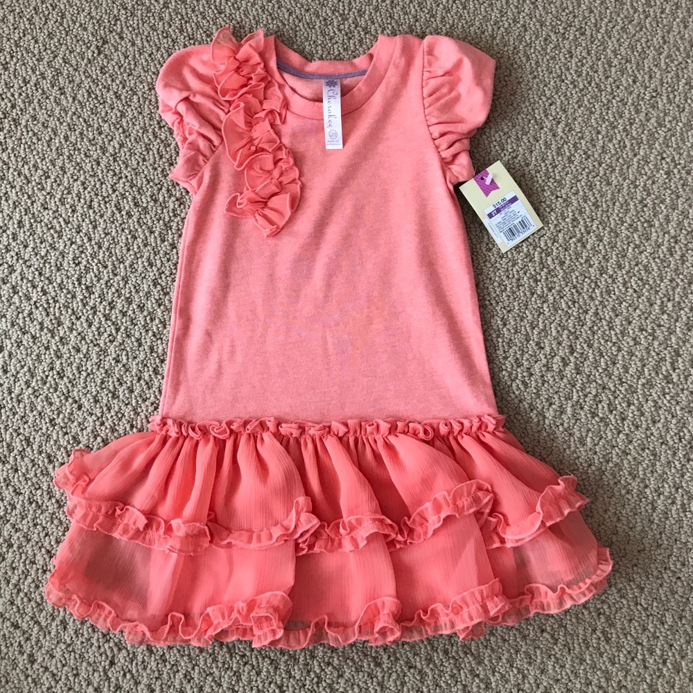 Little girl's new size 2T dress by Cherokee