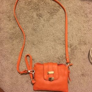 Orange Charming Charlie purse, wallet