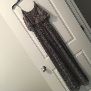 Karen Kane Neutral Print Maxi Dress