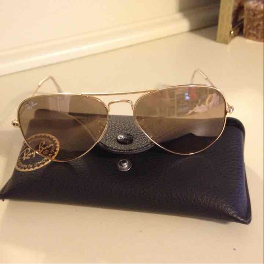 Ray Ban Gold Aviators
