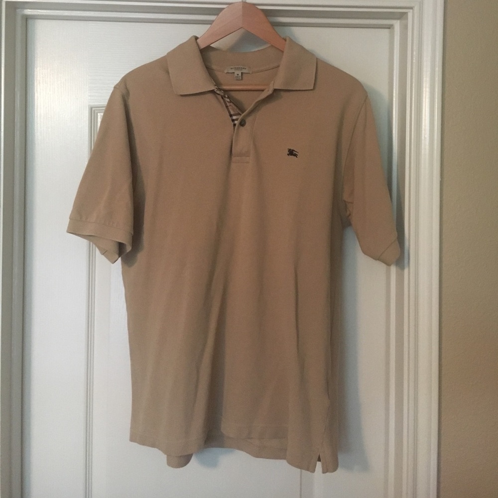 BURBERRY | Check Placket Cotton Piqué Polo Shirt