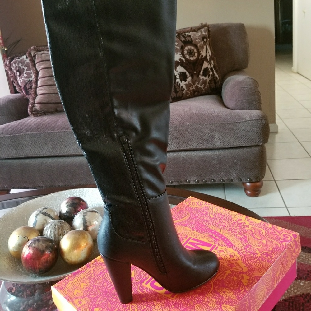 Mix No 6 BN Black OTK Boots