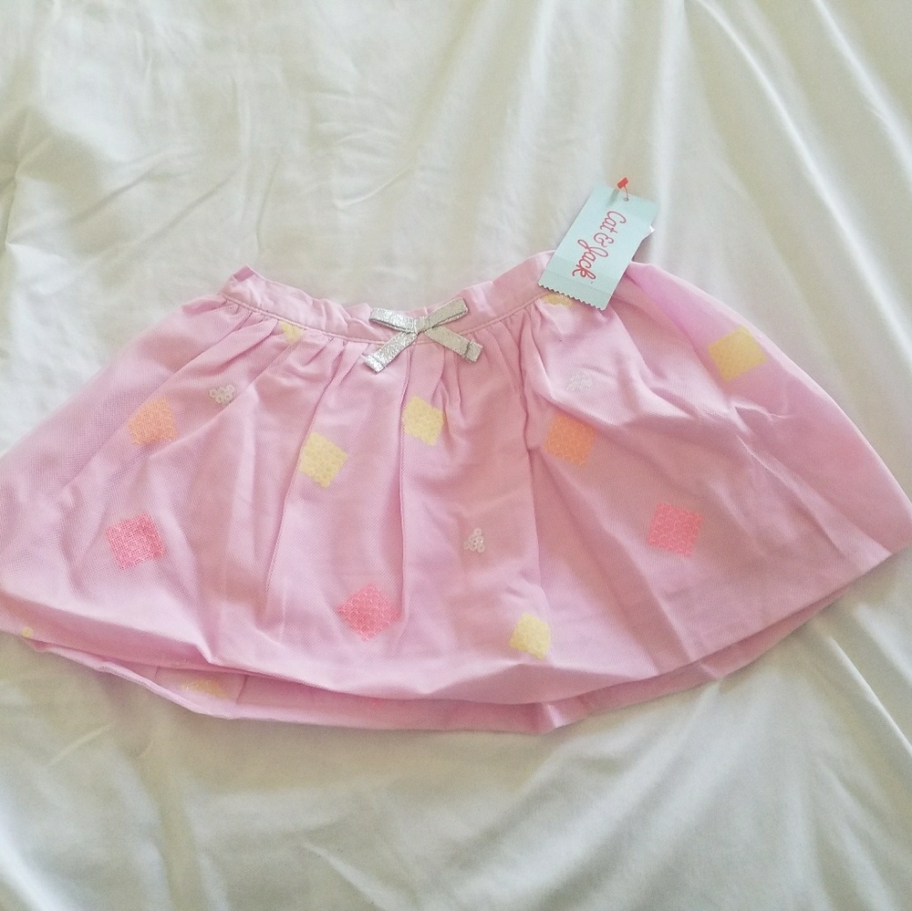 Pink Tutu like Skirt with patches