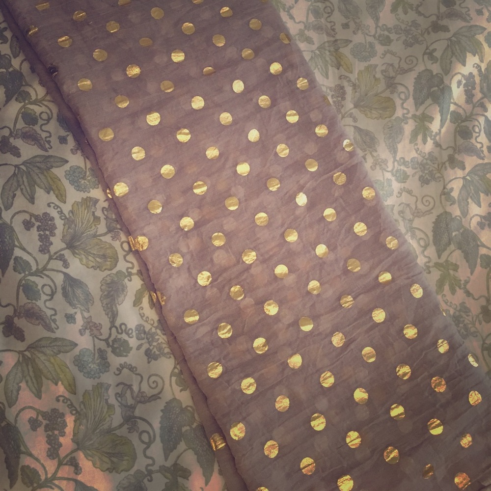 Metallic Dot Scarf