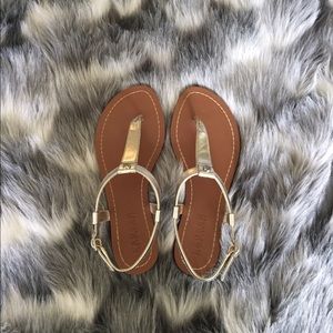 Silver Ralph Lauren Sandals