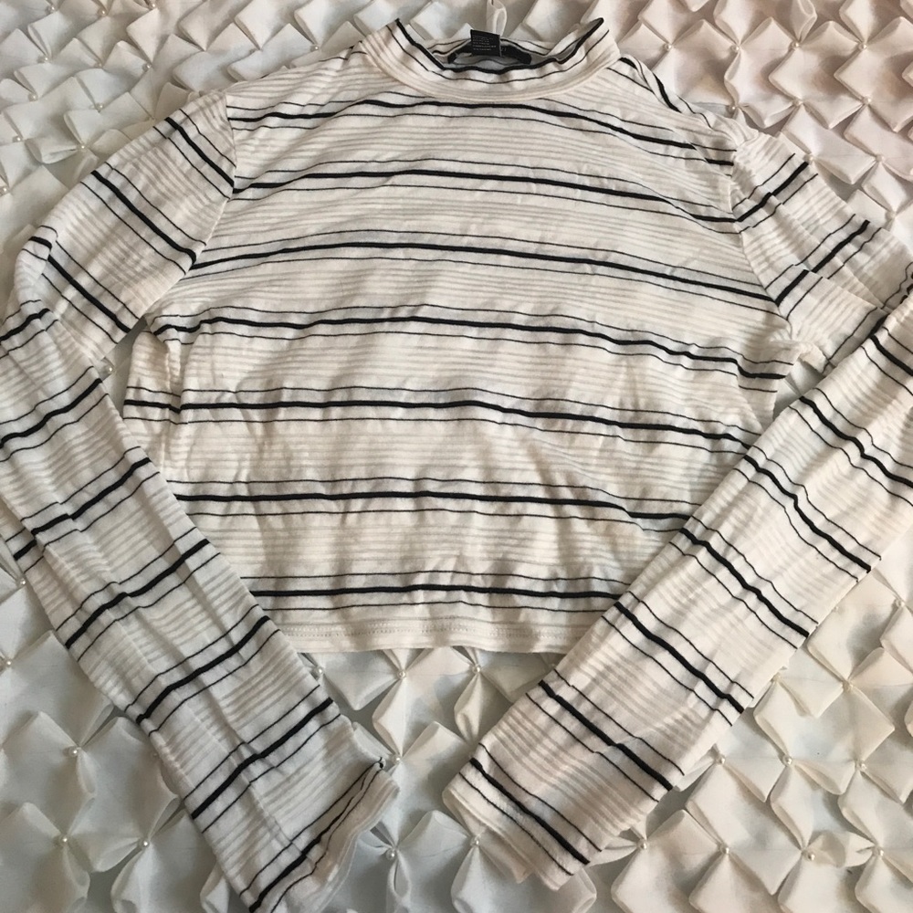 Forever 21 Striped Crop Top