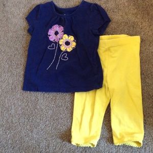 Matching shirt and pant set
