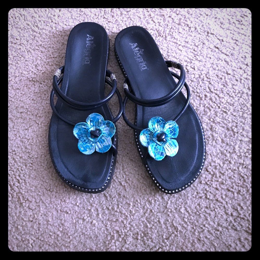 Alegria blue sandals