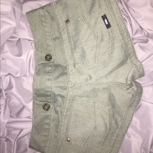 Green Vans shorts