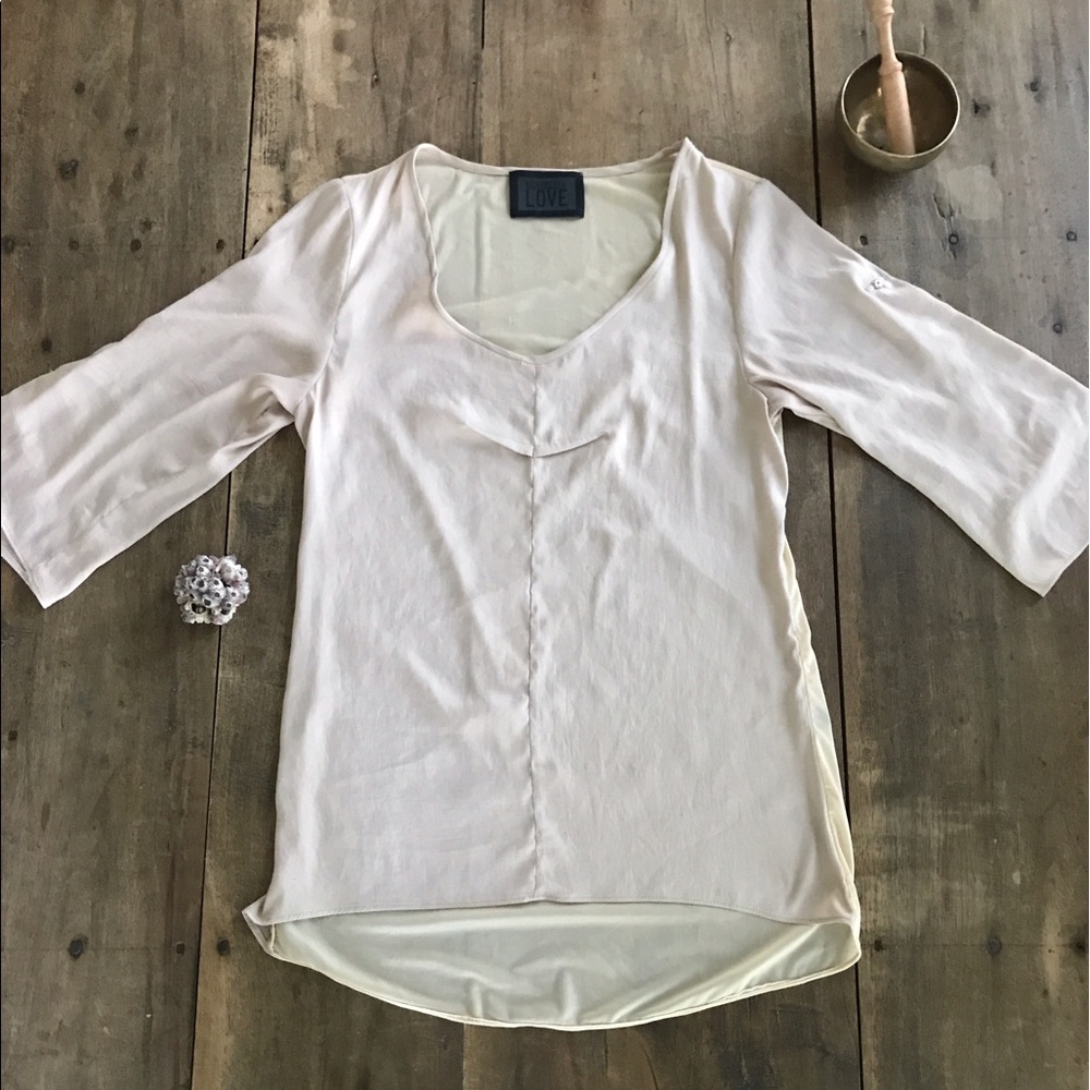 RICHARD CHAI Rose Gold Blouse