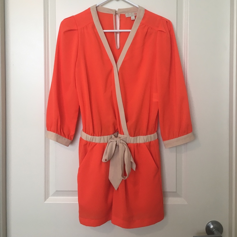 GB color-block romper!