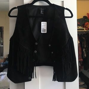 Fringe Suede Vest
