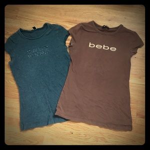 Bebe and Bebe sport shirts