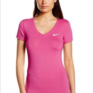 Nike Pink Fitted Shirt