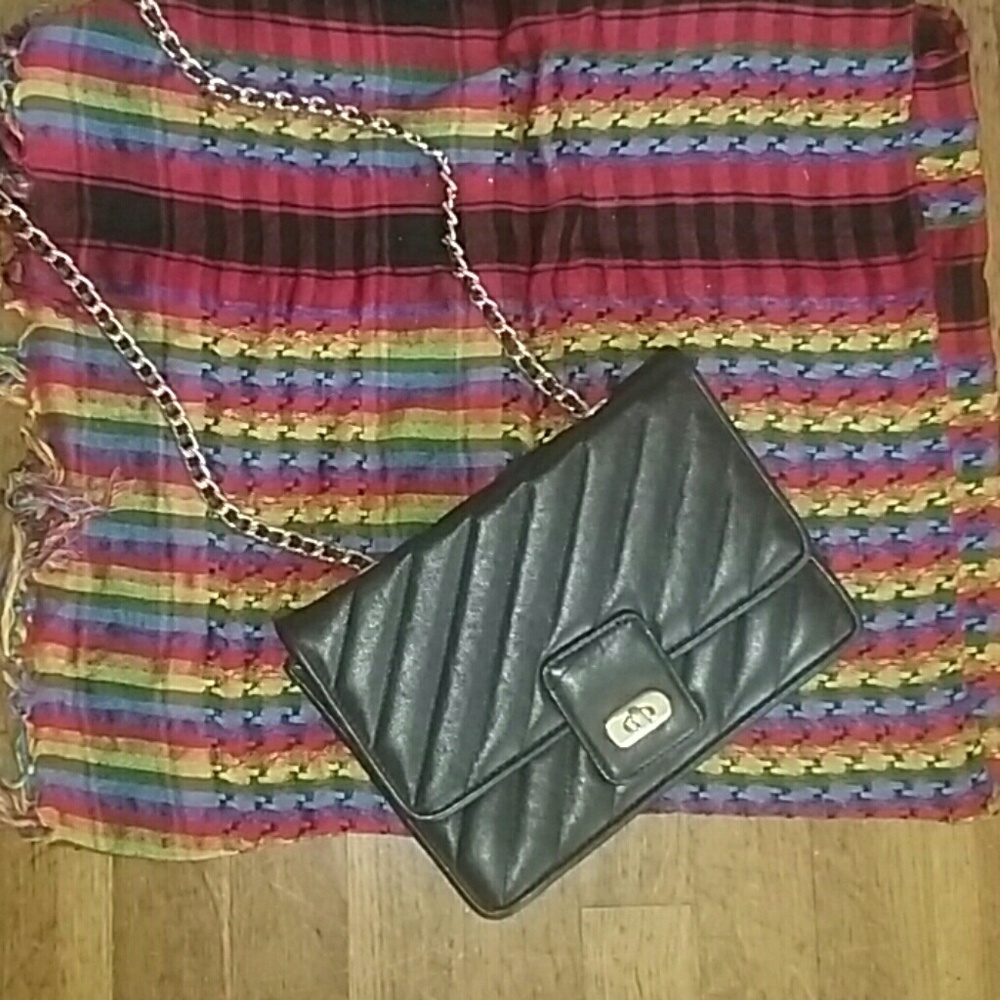 Genuine Brown Leather Giani Bernini Cross Body Bag