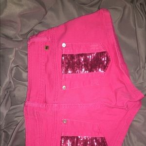 Pink shorts
