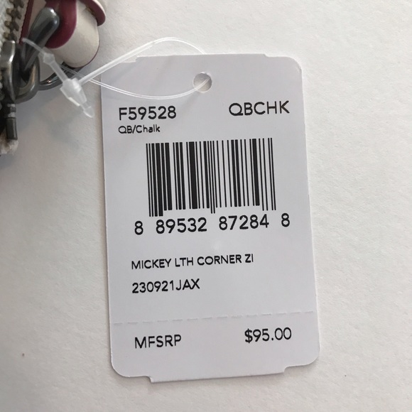 🚫SOLD🚫 NWT Disney + Coach Mickey Wristlet - Picture 4 of 5