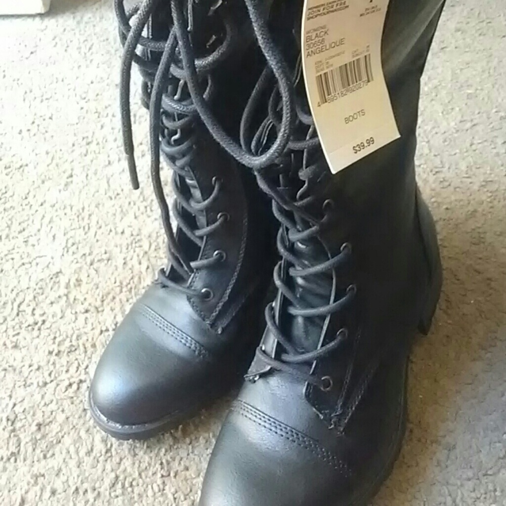 Womens Black Angelique Boots