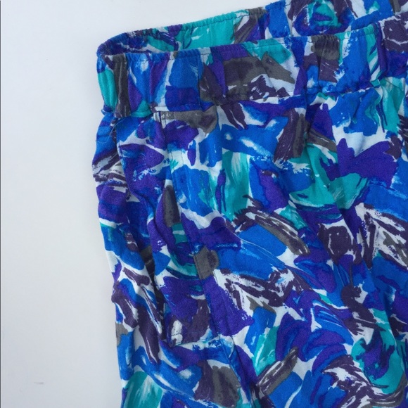 Blue Floral Spring Skirt - Picture 2 of 3