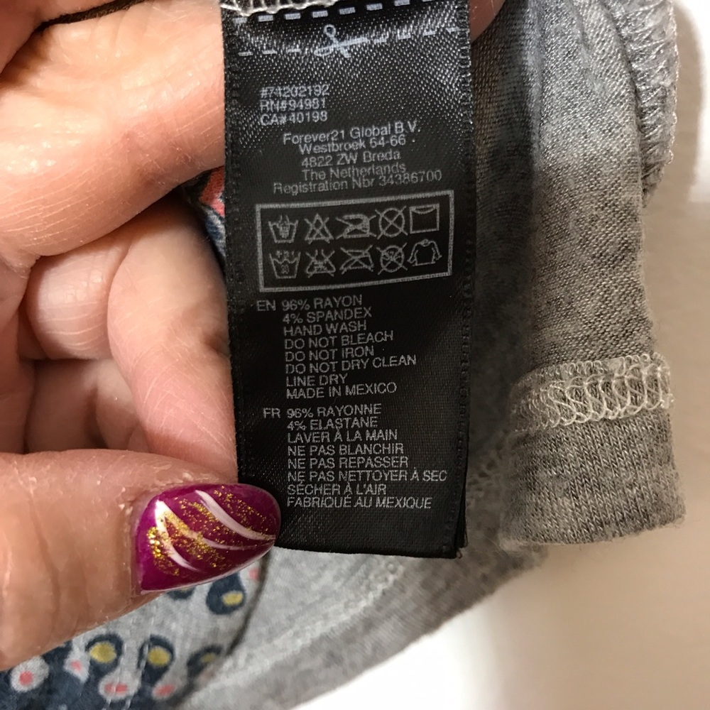 Forever21 Gathered Waist Tee Shirt Dress - Picture 5 of 6