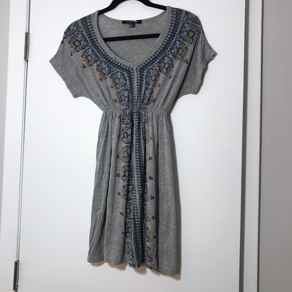 Forever21 Gathered Waist Tee Shirt Dress - Picture 2 of 6