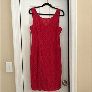 London Times Red Dress