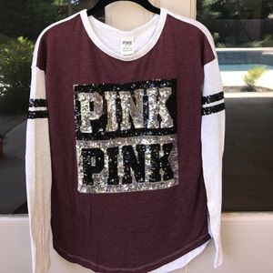 PINK long sleeve tee