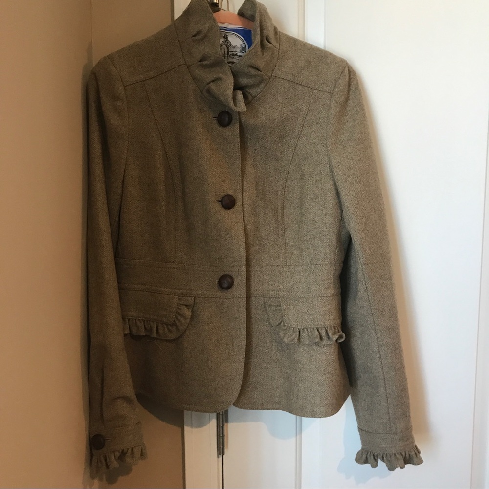J. Crew Celtic Country Herringbone Blazer/Jacket