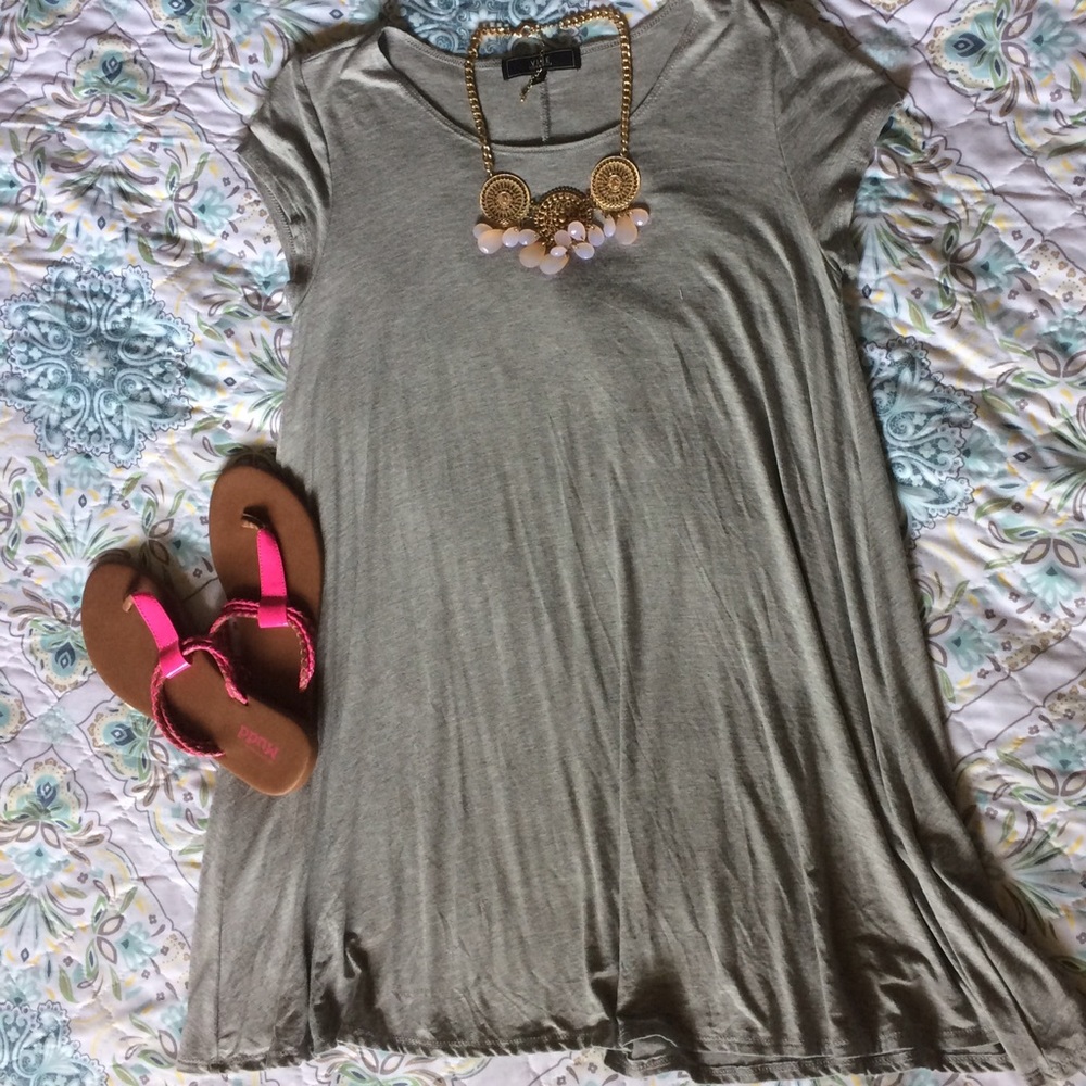 Grey Tshirt Dress