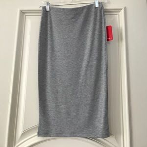 Gray Fitted Skirt NWT
