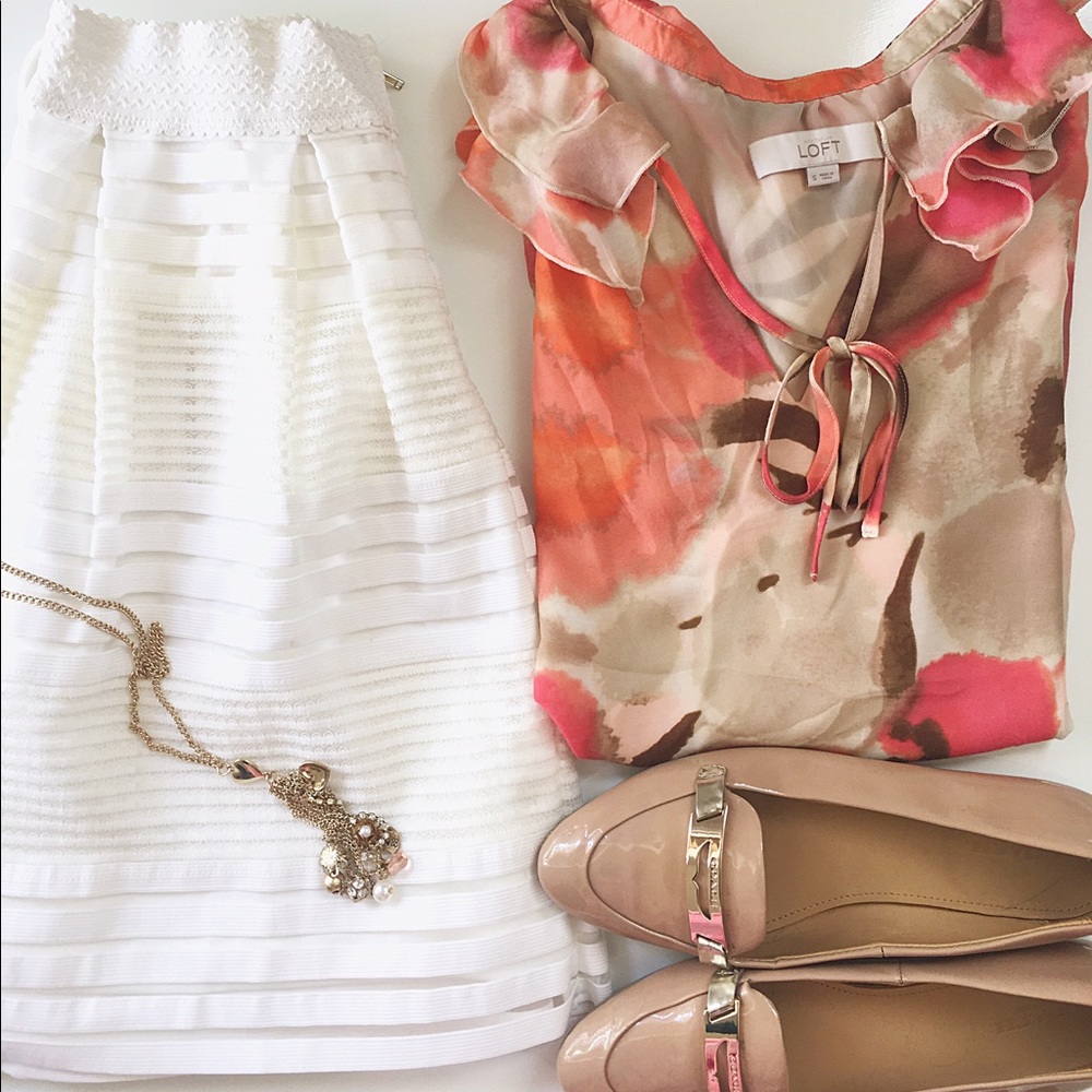 LOFT Floral blouse