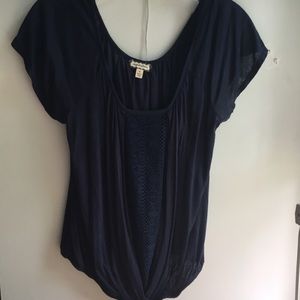 Navy blouse
