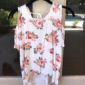 girls floral top