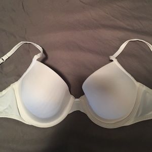 Victoria Secret PINK tee shirt bra-white