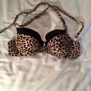Victoria secret leopard print bikini top
