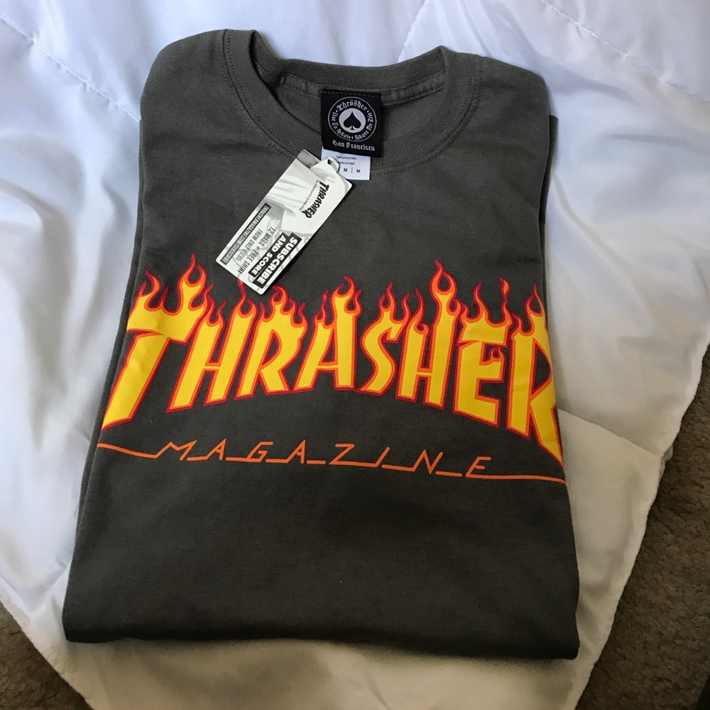 Thrasher Flame Logo T-shirt