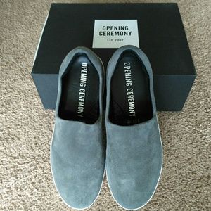 opening ceremony cici ash grey slip on sneaker