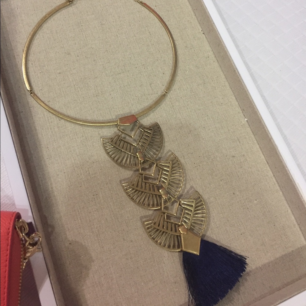 Stella & Dot Aida tassel pendant necklace