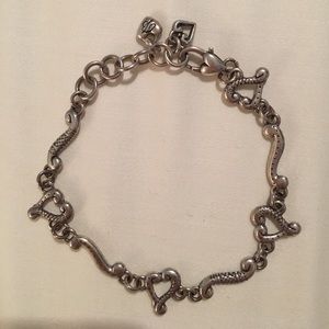 Brighton Silver Heart Bracelet
